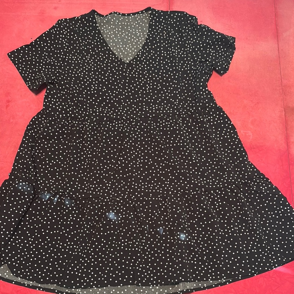 Black Polka Dot Dress